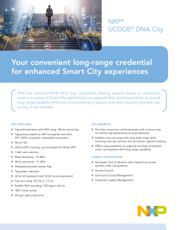 NXP UCODE DNA City