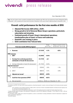 communique de presse