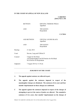 Pokai v R - New Zealand Law Society