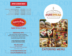 catering menu