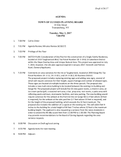 Draft 4/26/17 AGENDA TOWN OF ULYSSES PLANNING BOARD 10