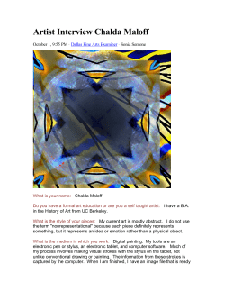 Dallas Fine Arts Examiner