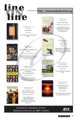 ON Line - American Book Review