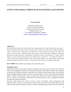 lotto type ushak carpets in dutch golden age painting