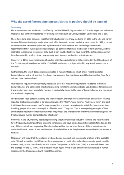 Attachment Why the use of fluoroquinolone antibiotics in poultry