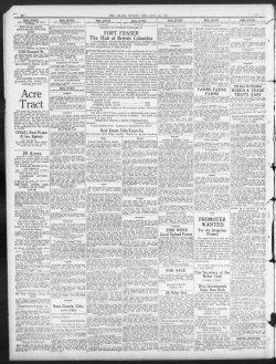 20 Acres FORT FRASER The Hub of British Columbia PROMOTER