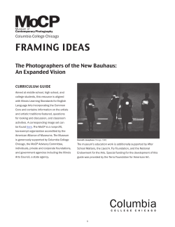 FRAMING IDEAS - Museum of Contemporary Photography
