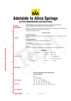 Adelaide to Alice Springs