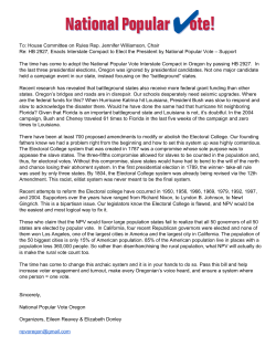 Eileen Reavey testimony - Oregon Legislative Information System