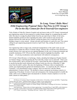 So Long, Venus! Hello Mars! Orbit Engineering