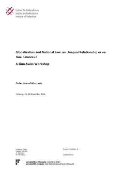 Collection of Abstracts