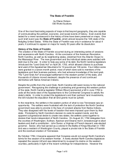 The State of Franklin