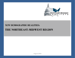 New Demographic Realities: The Northeast