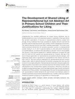 The Development of Shared Liking of Representational but not