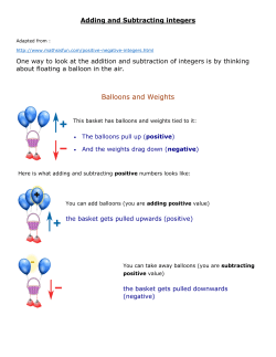 Balloons and Weights