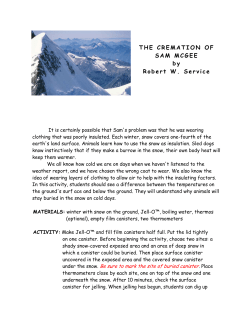 THE CREMATION OF SAM MCGEE by Robert W. Service