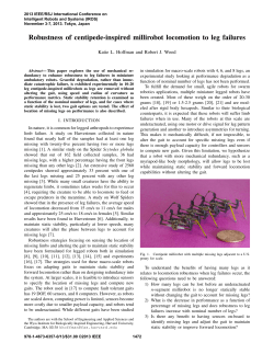 Robustness of Centipede-Inspired Millirobot Locomotion to Leg