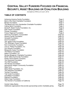 Central Valley Funders
