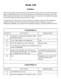 Math 120 - UCR Math Dept.