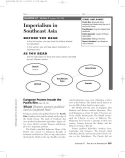Imperialism in Southeast Asia