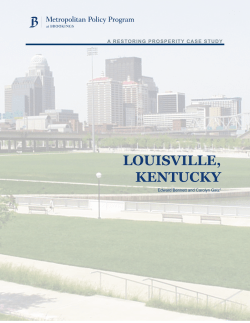 louisville, kentucky - Brookings Institution