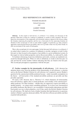 self-reference in arithmetic ii