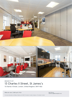 13 Charles II Street, St James`s