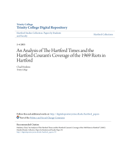 An Analysis of The Hartford Times and the Hartford