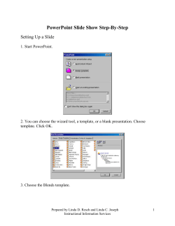PowerPoint Slide Show Step-By-Step