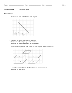 Math 9 Section 7.1 - 7.4 Practice Quiz