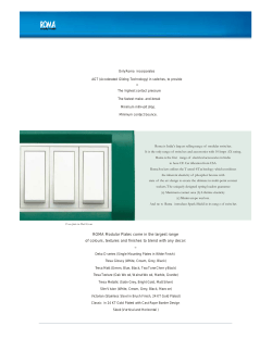 ROMA Modular Plates come in the largest range