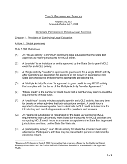 Rules of the State Bar - State Bar of California