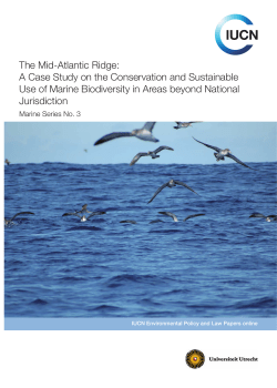 The Mid-Atlantic Ridge: A Case Study on the Conservation