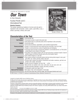 Our Town - Houghton Mifflin Harcourt