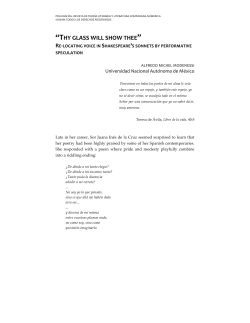 thy glass will show thee