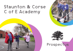 Prospectus - Staunton and Corse C of E Academy