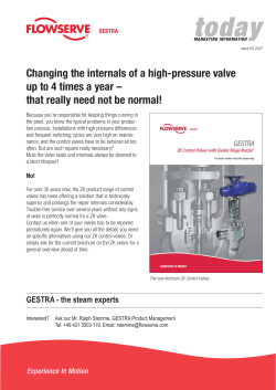 Changing the internals of a high-pressure valve up to 4 times a year