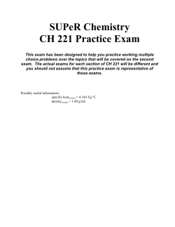 Exam #2 practice