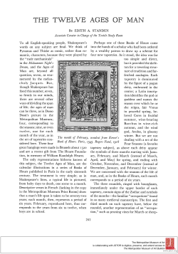 the twelve ages of man