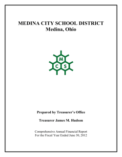 MEDINA CITY SCHOOL DISTRICT Medina, Ohio