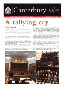 Canterbury Tales - New Zealand Law Society