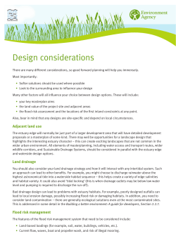 Design considerations - Thames Estuary Partnership