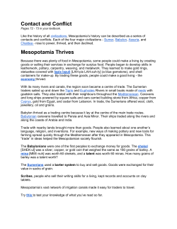 Mesopotamia &ndash; Chapter 4 &ndash; P.72-73