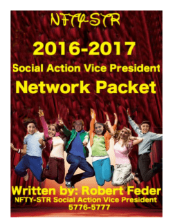 NFTY-STR Network Packet &ndash; Social Action VP 16-17