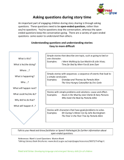 Read and Grow Handout 4 Questions