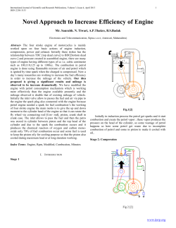 Novel approach to increase efficiency of Engine