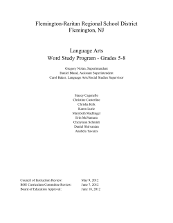 Grades 5-8 - Flemington-Raritan School District