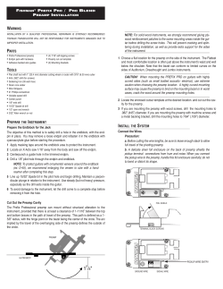 Prefix Series\Install\Prefix PRO OEM Install.qxd (Page 1)