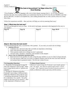 "Cask" Close Reading Sheet File