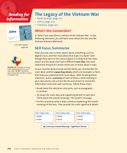 The Legacy of the Vietnam War